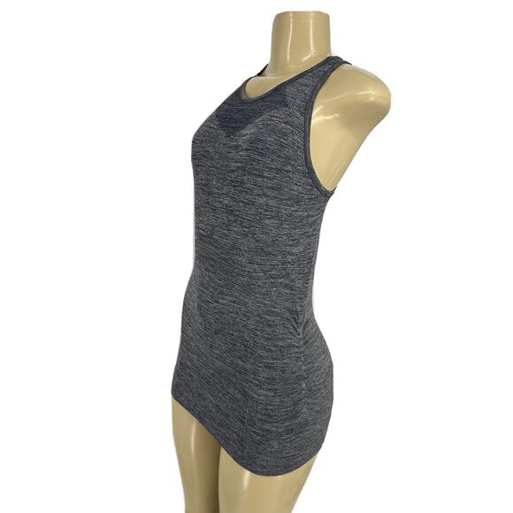 Athleta Small Women Pullover Tank Top Stretchy Athletic Racerback Grey Crew T10 - Picture 3 of 9